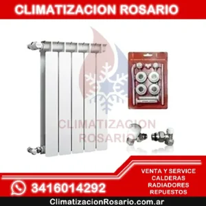 Radiador-Peisa-T500-X-4-Elementos-Kit-Completo